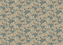 Бежево-зеленые обои Rasch Allegretto 580013