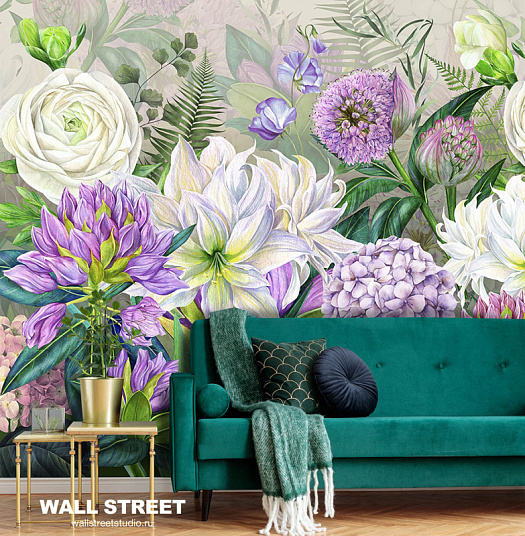 Фотообои в интерьере артикул Giardino 7, GIARDINO, Wall street